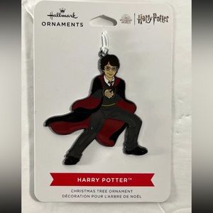 Hallmark Harry Potter Flat Metal Ornament 2022 3” Wizarding World Brand NEW